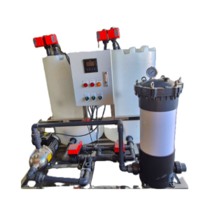 CIP Skid 2 Tank Automatic,12000/18000 with CHL4-40, control, pH Meter