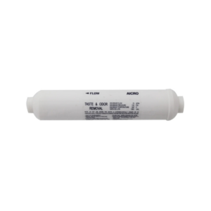 Inline Taste and Odour  (T33) for under-counters and fridges, 10” with ¼” in / out female threads